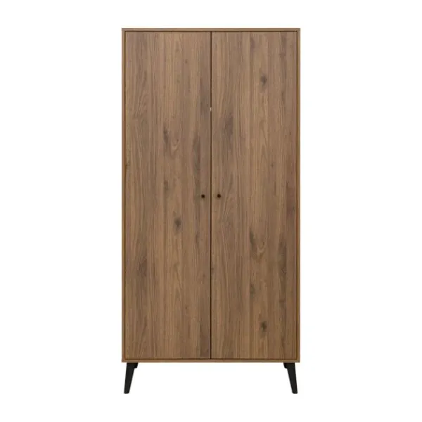 Bopita Zara Bladvergroter - Walnoot/Zwart> Complete Babykamers|Ladekasten