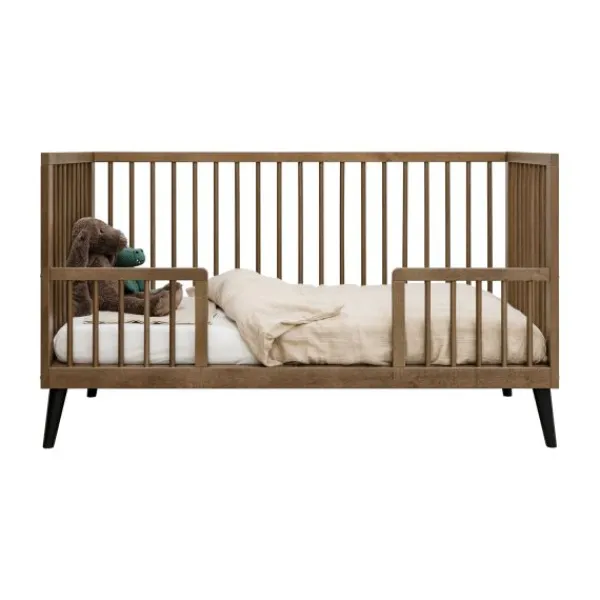Bopita Zara Bladvergroter - Walnoot/Zwart> Complete Babykamers|Ladekasten