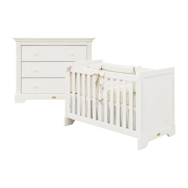 Bopita Zara Bladvergroter - Walnoot/Zwart> Complete Babykamers|Ladekasten