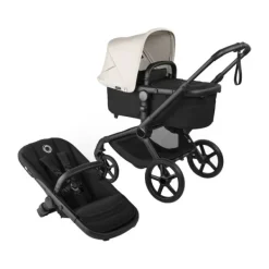 Bugaboo Fox 5 Renew Kinderwagen 4-in-1 - Newborn Bundel - Black / Deep Indigo><noscript><img width=