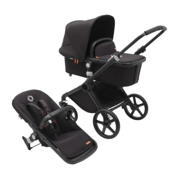 Bugaboo Fox Cub Complete Black / Desert Beige - Desert Beige> Wandelwagens|Complete Kinderwagens