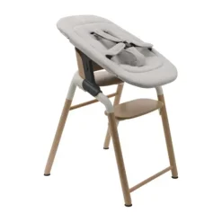 Bugaboo Giraffe Kinderstoel Ultimate Bundel – Wood/Grey><noscript><img width=