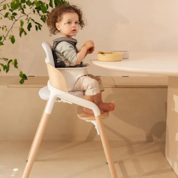 Bugaboo Giraffe Kinderstoel Ultimate Bundel – Wood/Grey> Houten Kinderstoelen