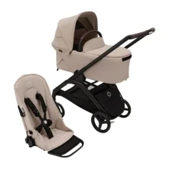 Bugaboo Kinderwagen Dragonfly Complete Graphite Frame / Grey Melange Bekleding><noscript><img width=