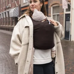 ByKay Stretchy Wrap Deluxe Draagdoek - Chocolate - Maat L> Draagdoeken