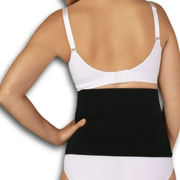 Carriwell Sluitband Belly Binder Biokatoen Zwart L/XL> Buikbanden
