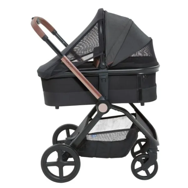 Chicco Reiswieg Mysa Black Satin> Accessoires Kinderwagens|Accessoires Tweeling/Duo