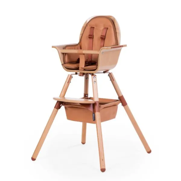 Childhome Evolu/Evowood Mandje Lederlook> Accessoires Kinderstoelen