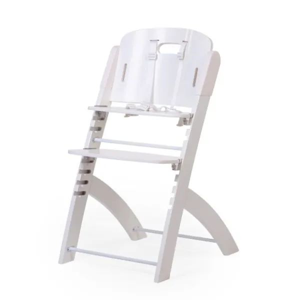 Childhome Evosit High Chair White/White> Houten Kinderstoelen|Meegroeistoelen