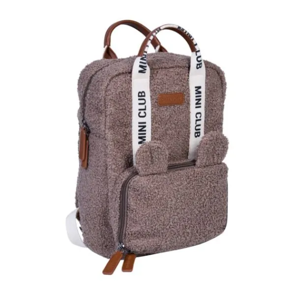Childhome Mini Club Kinderrugzak - Signature - Teddy - Zacht Bruin> Rugzakken