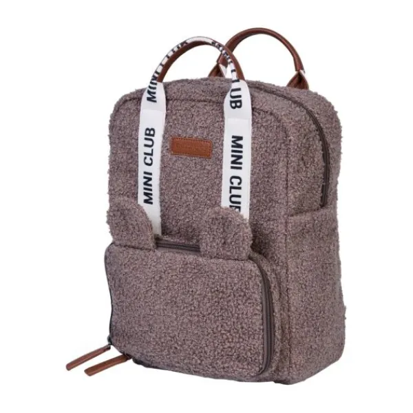 Childhome Mini Club Kinderrugzak - Signature - Teddy - Zacht Bruin> Rugzakken