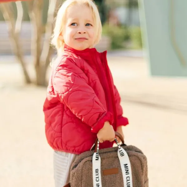 Childhome Mini Club Kinderrugzak - Signature - Teddy - Zacht Bruin> Rugzakken