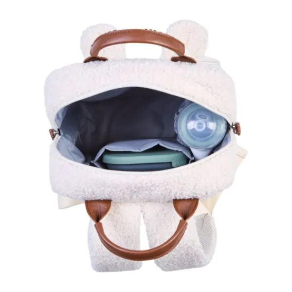 Childhome Mini Club Kinderrugzak - Signature - Teddy - Zacht Bruin> Rugzakken