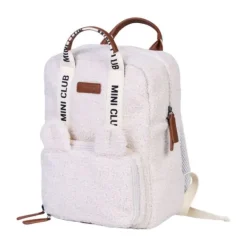 Childhome Mini Club Kinderrugzak - Signature - Teddy - Zacht Bruin><noscript><img width=