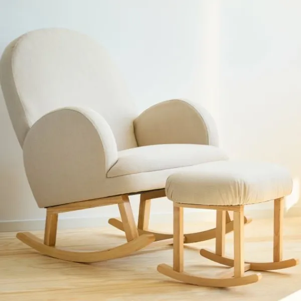 Childhome Schommelstoel - Linnen - Beige> Schommelstoelen