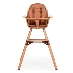 Childhome Stoelverkleiner Evolu/Evowood Leatherlook Nude><noscript><img width=