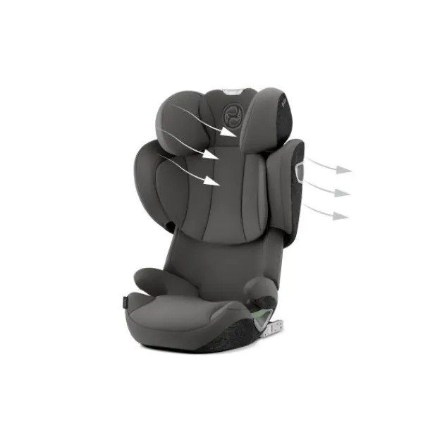 Cybex Autostoel SOLUTION T I-FIX Mirage Grey - Dark Grey> Autostoel Groep 2/3 (15-36Kg)