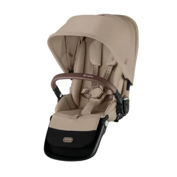 Cybex Duowagen Gazelle S Seashell Beige - Light Beige> Tweeling Kinderwagens|Duo Kinderwagens