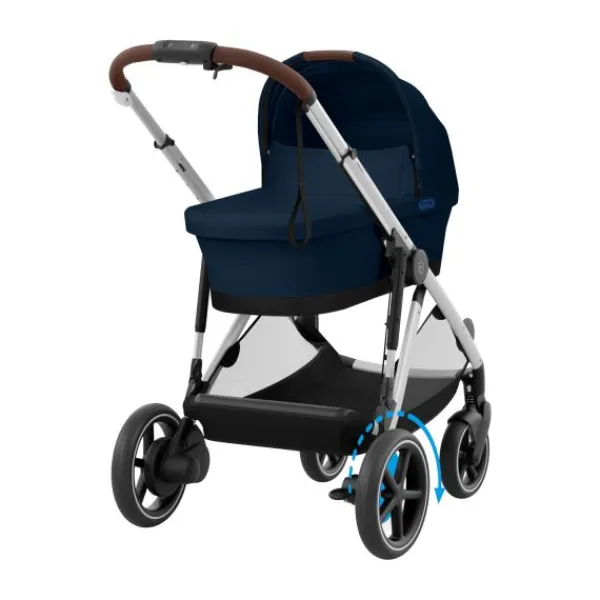 Cybex eGazelle S Almond Beige/Beige> Tweeling Kinderwagens|Duo Kinderwagens