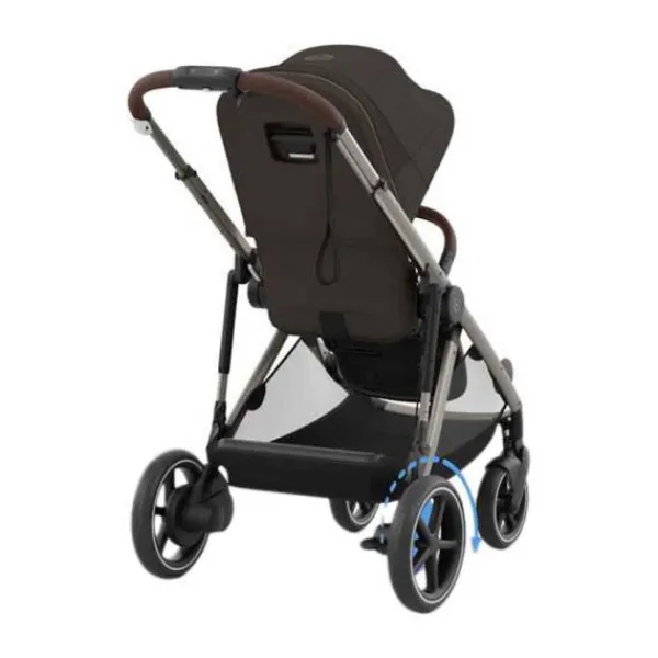 Cybex eGazelle S Almond Beige/Beige> Tweeling Kinderwagens|Duo Kinderwagens