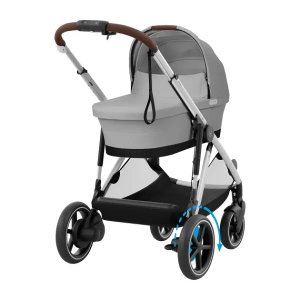 Cybex eGazelle S Almond Beige/Beige> Tweeling Kinderwagens|Duo Kinderwagens