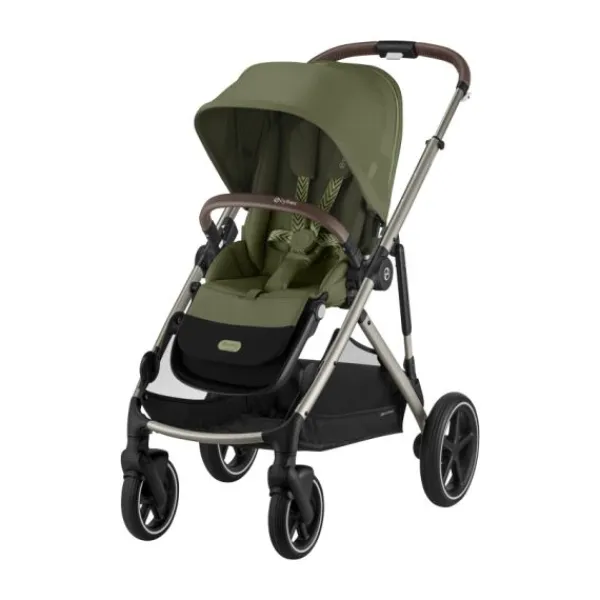 Cybex eGazelle S Almond Beige/Beige> Tweeling Kinderwagens|Duo Kinderwagens