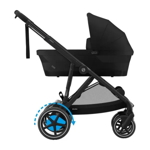 Cybex eGazelle S Almond Beige/Beige> Tweeling Kinderwagens|Duo Kinderwagens