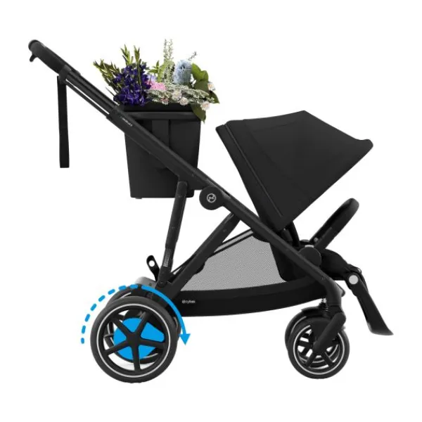 Cybex eGazelle S Almond Beige/Beige> Tweeling Kinderwagens|Duo Kinderwagens