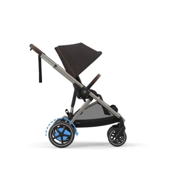 Cybex E-Gazelle S DUO kinderwagen 3-in-1 Almond Beige / Beige> Uitbreidbare Kinderwagens|Tweeling Kinderwagens