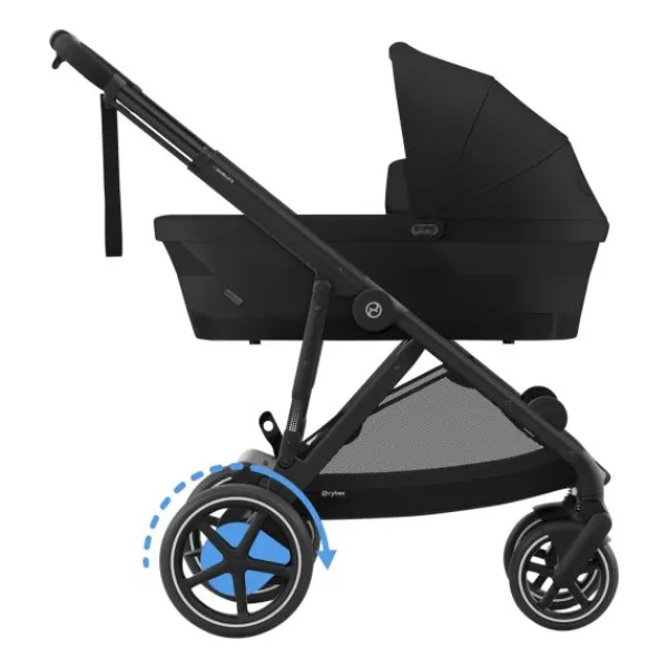 Cybex E-Gazelle S DUO kinderwagen 3-in-1 Almond Beige / Beige> Uitbreidbare Kinderwagens|Tweeling Kinderwagens