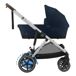 Cybex E-Gazelle S Kinderwagen 2-in-1  met reiswieg Almond Beige / Beige><noscript><img width=