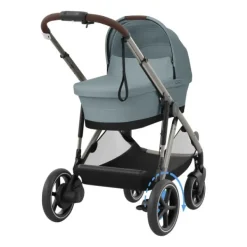 Cybex E-Gazelle S Kinderwagen 2-in-1  met reiswieg Almond Beige / Beige><noscript><img width=