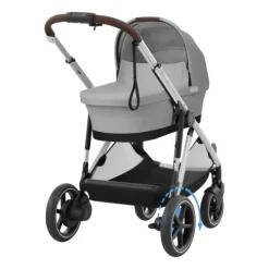 Cybex E-Gazelle S Kinderwagen 2-in-1  met reiswieg Almond Beige / Beige><noscript><img width=