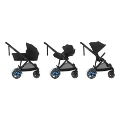 Cybex E-Gazelle S Kinderwagen 2-in-1  met reiswieg Almond Beige / Beige><noscript><img width=