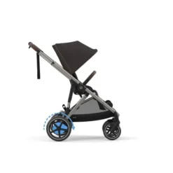 Cybex E-Gazelle S Twin-Kinderwagen Almond Beige / Beige><noscript><img width=