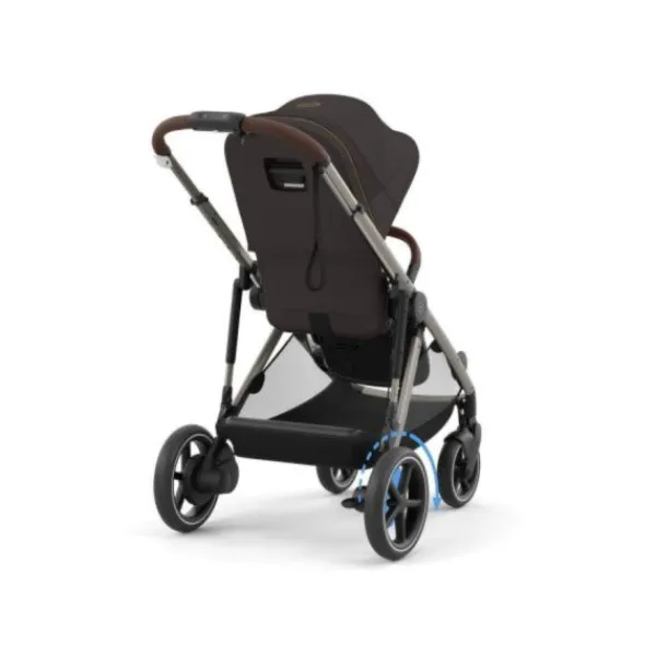 Cybex E-Gazelle S Twin-Kinderwagen Almond Beige / Beige> Uitbreidbare Kinderwagens|Wandelwagens
