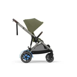 Cybex E-Gazelle S Twin-Kinderwagen Almond Beige / Beige><noscript><img width=