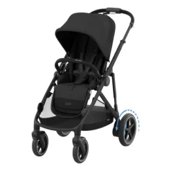Cybex E-Gazelle S Twin-Kinderwagen Almond Beige / Beige><noscript><img width=