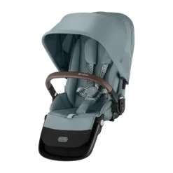 Cybex E-Gazelle S Twin-Kinderwagen Almond Beige / Beige><noscript><img width=