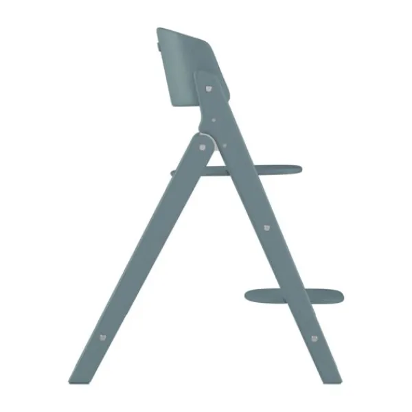 Cybex Kinderstoel Click & Fold Stone Blue - Mid Blue> Houten Kinderstoelen