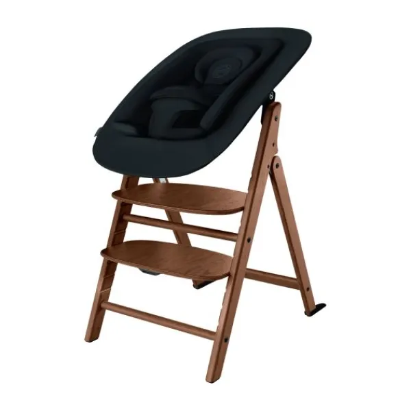 Cybex Kinderstoel Click & Fold Stone Blue - Mid Blue 4 In 1> Houten Kinderstoelen