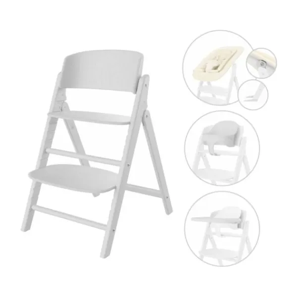 Cybex Kinderstoel Click & Fold Stone Blue - Mid Blue 4 In 1> Houten Kinderstoelen