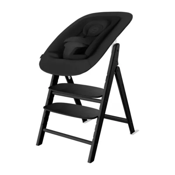 Cybex Kinderstoel Click & Fold Stone Blue - Mid Blue 4 In 1> Houten Kinderstoelen