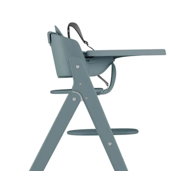 Cybex Kinderstoel Click & Fold Stone Blue - Mid Blue 4 In 1> Houten Kinderstoelen