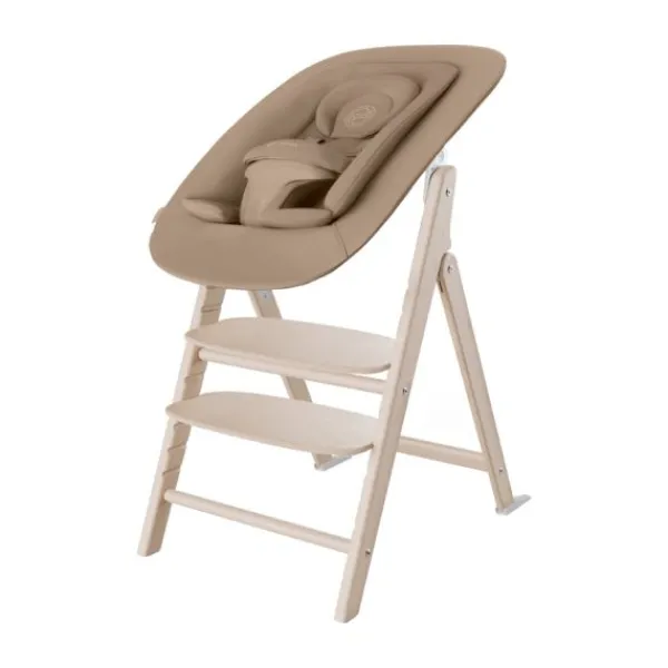 Cybex Kinderstoel Click & Fold Stone Blue - Mid Blue 4 In 1> Houten Kinderstoelen