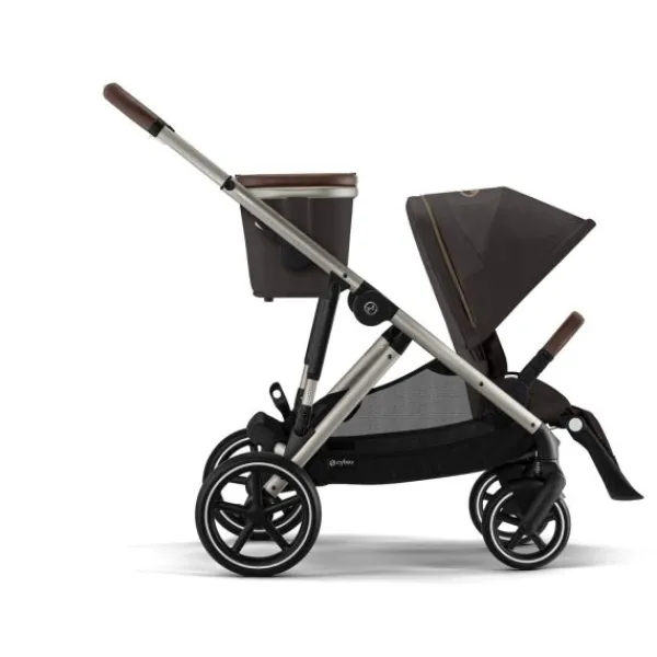 Cybex Kinderwagen Gazelle S Seashell Beige - Light Beige> Tweeling Kinderwagens|Duo Kinderwagens
