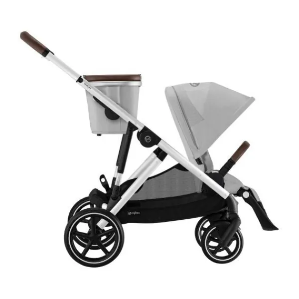 Cybex Kinderwagen Gazelle S Seashell Beige - Light Beige> Tweeling Kinderwagens|Duo Kinderwagens
