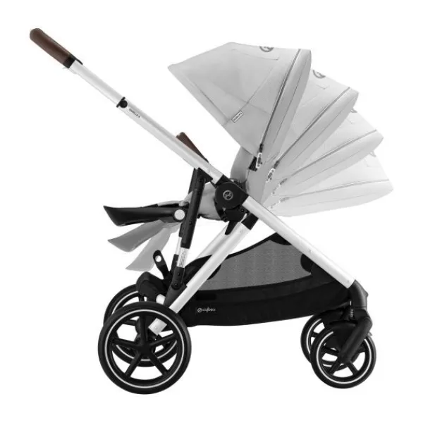Cybex Kinderwagen Gazelle S Seashell Beige - Light Beige> Tweeling Kinderwagens|Duo Kinderwagens