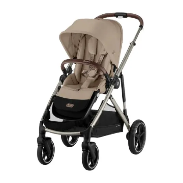 Cybex Kinderwagen Gazelle S Seashell Beige - Light Beige> Tweeling Kinderwagens|Duo Kinderwagens