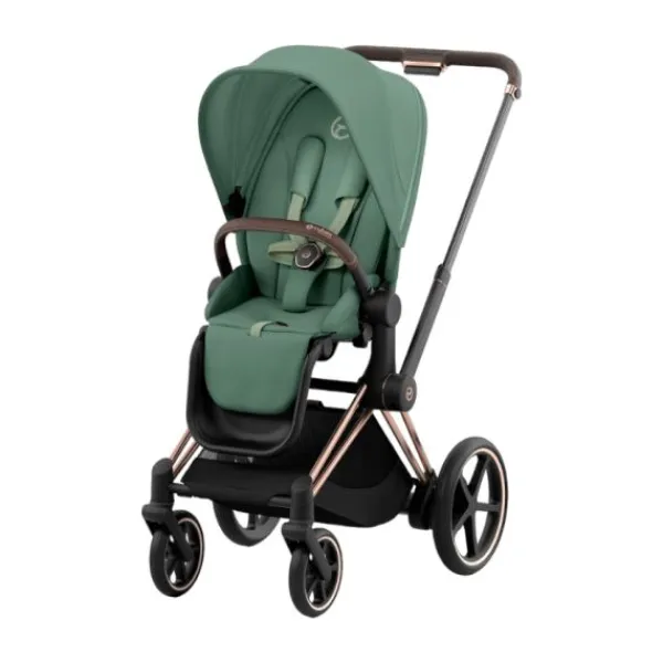Cybex Kinderwagen 2-in-1 e-Priam 4 Rosegold - Cozy Beige> Wandelwagens|Complete Kinderwagens